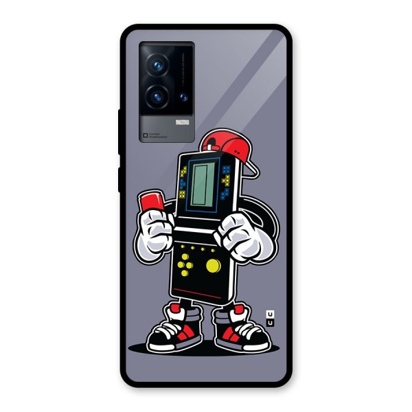 Retro Boy Glass Back Case for iQOO 9 5G