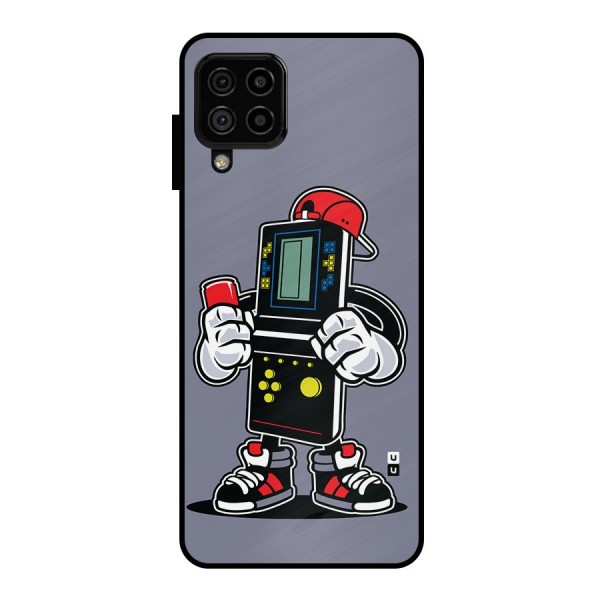 Retro Boy Metal Back Case for Galaxy A22 4G