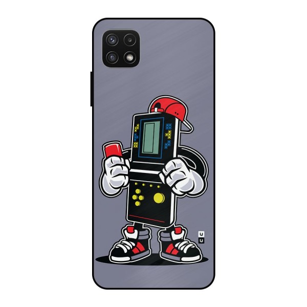 Retro Boy Metal Back Case for Galaxy A22 5G