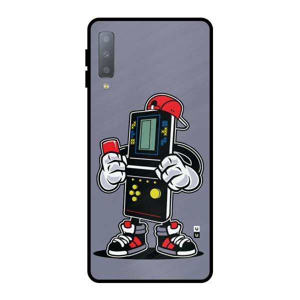 Retro Boy Metal Back Case for Galaxy A7 (2018)