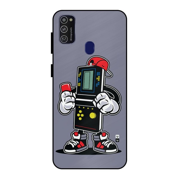 Retro Boy Metal Back Case for Galaxy M21