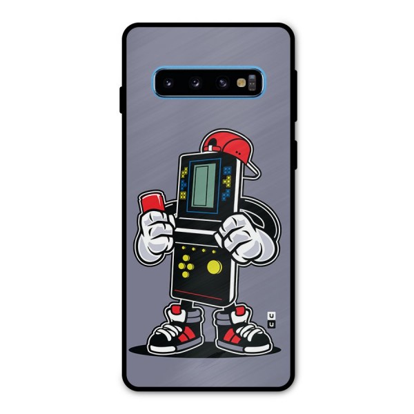 Retro Boy Metal Back Case for Galaxy S10