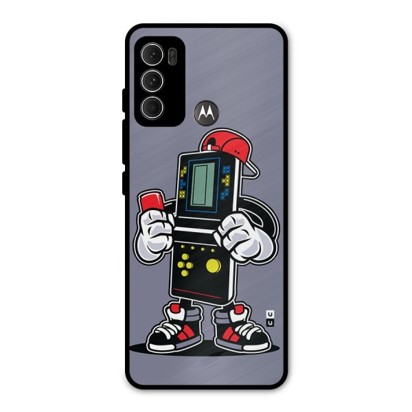 Retro Boy Metal Back Case for Moto G60