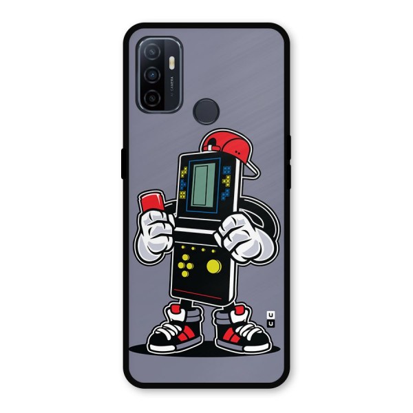 Retro Boy Metal Back Case for Oppo A53