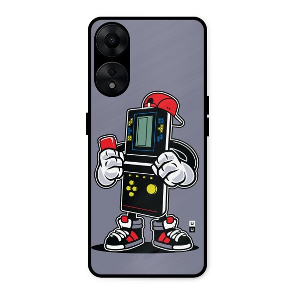 Retro Boy Metal Back Case for Oppo A78 5G