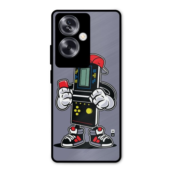 Retro Boy Metal Back Case for Oppo A79 5G