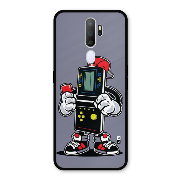 Retro Boy Metal Back Case for Oppo A9 (2020)