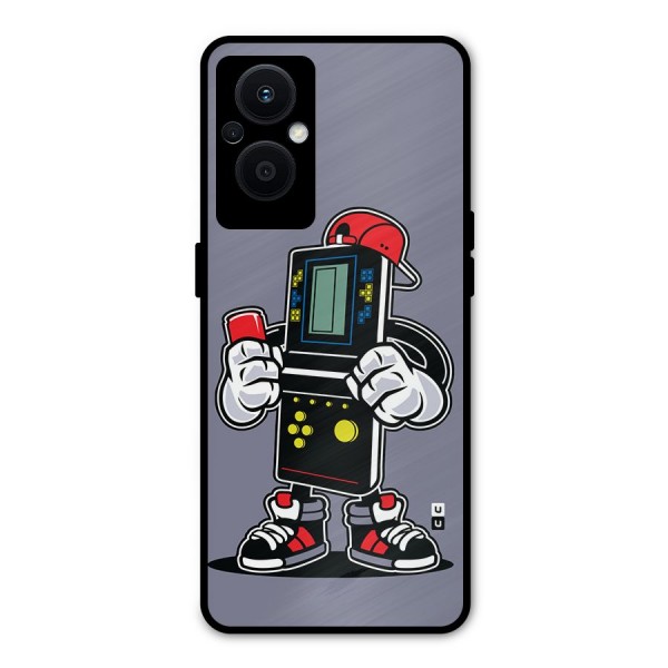 Retro Boy Metal Back Case for Oppo F21 Pro 5G