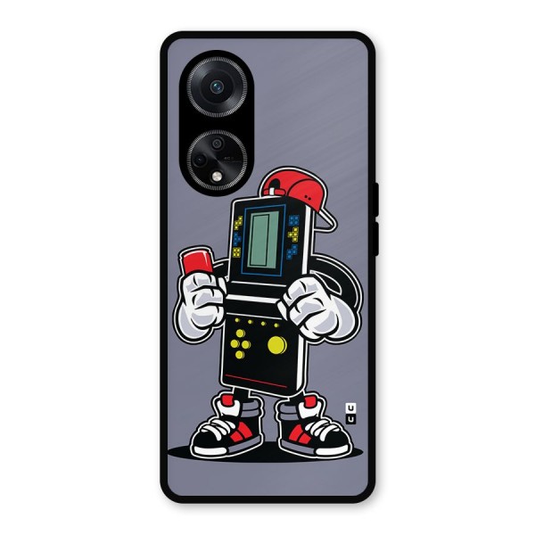 Retro Boy Metal Back Case for Oppo F23