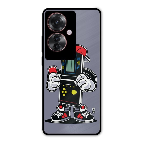 Retro Boy Metal Back Case for Oppo F25 Pro