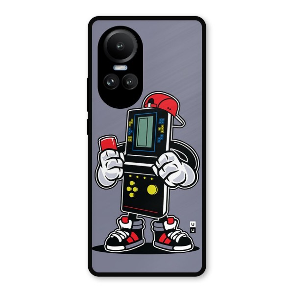 Retro Boy Metal Back Case for Oppo Reno10