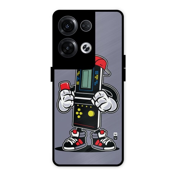 Retro Boy Metal Back Case for Oppo Reno8 Pro 5G