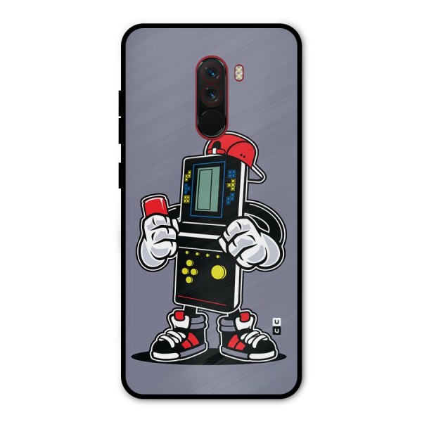 Retro Boy Metal Back Case for Poco F1