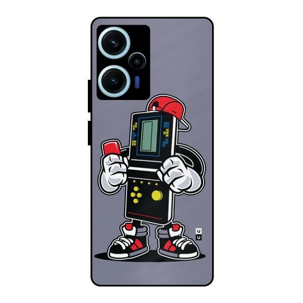 Retro Boy Metal Back Case for Poco F5