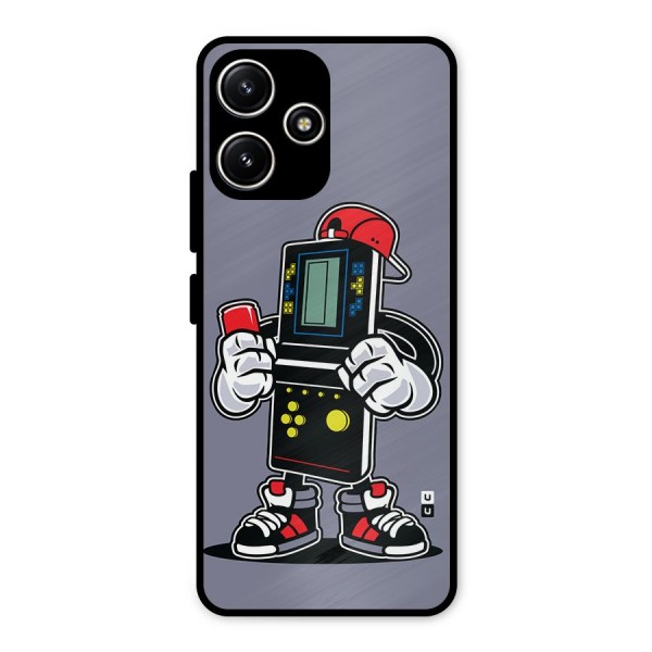 Retro Boy Metal Back Case for Poco M6 Pro