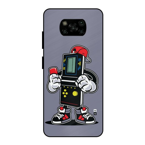 Retro Boy Metal Back Case for Poco X3