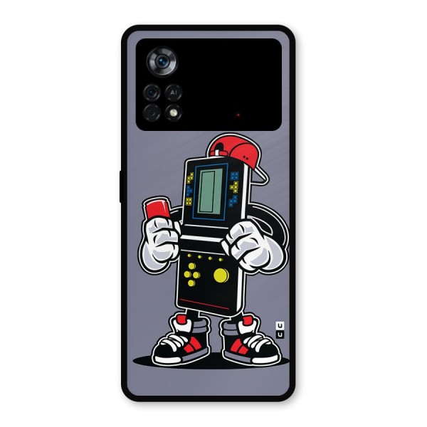 Retro Boy Metal Back Case for Poco X4 Pro 5G