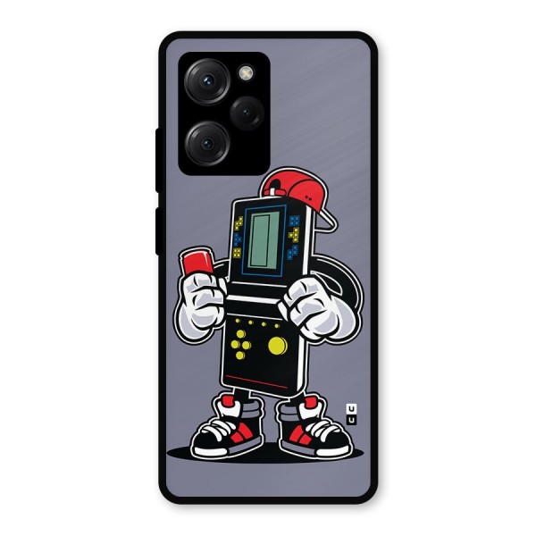 Retro Boy Metal Back Case for Poco X5 Pro