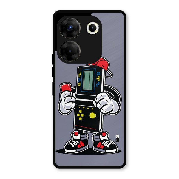 Retro Boy Metal Back Case for Tecno Camon 20