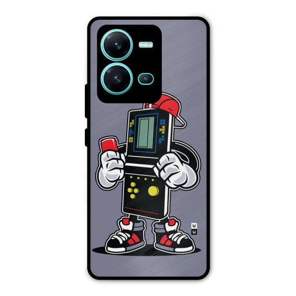 Retro Boy Metal Back Case for Vivo V25