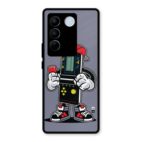 Retro Boy Metal Back Case for Vivo V27