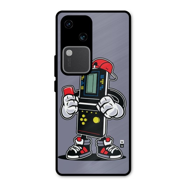 Retro Boy Metal Back Case for Vivo V30