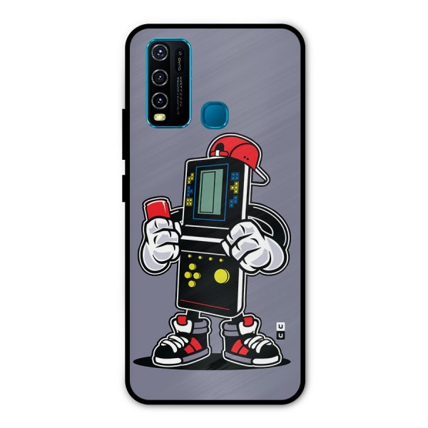 Retro Boy Metal Back Case for Vivo Y30