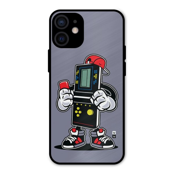 Retro Boy Metal Back Case for iPhone 12 Mini