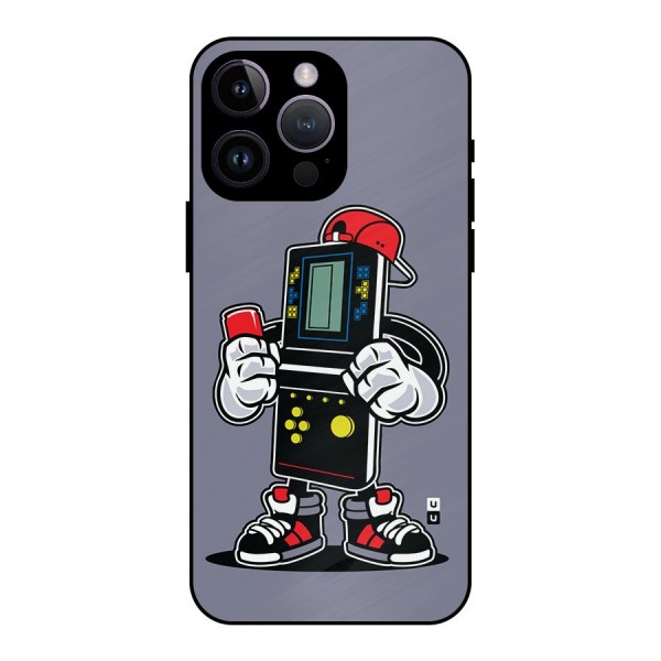 Retro Boy Metal Back Case for iPhone 14 Pro Max