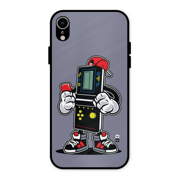 Retro Boy Metal Back Case for iPhone XR