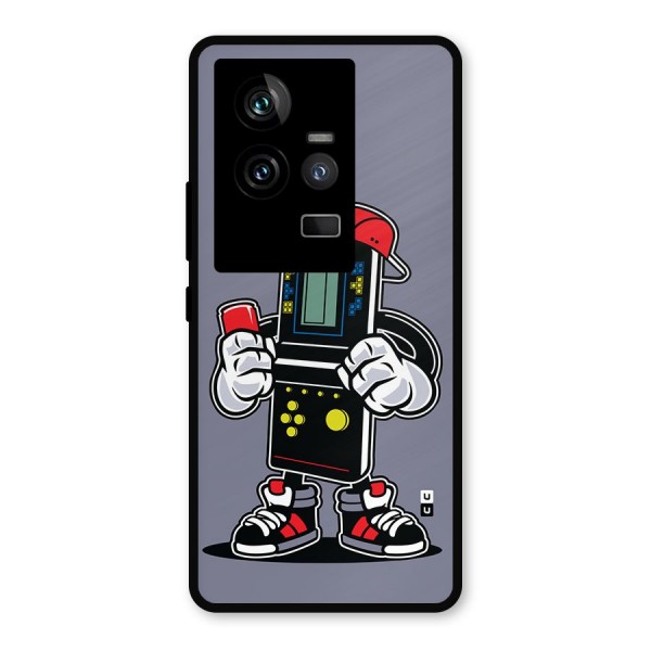 Retro Boy Metal Back Case for iQOO 11 5G