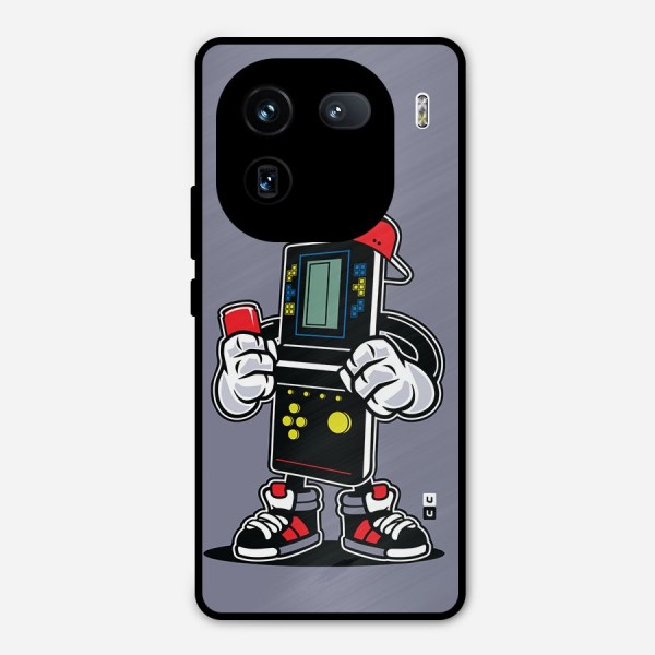 Retro Boy Metal Back Case for iQOO 12