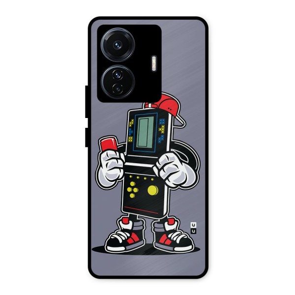 Retro Boy Metal Back Case for iQOO Z6