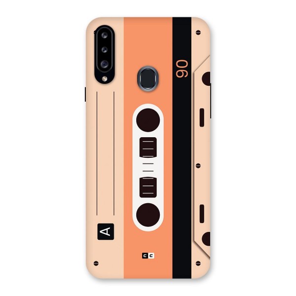 Retro Cassete Back Case for Galaxy A20s