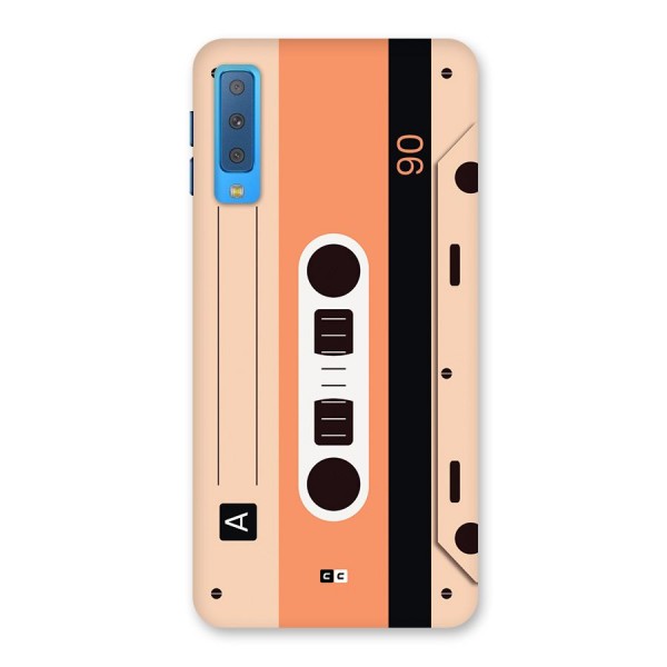 Retro Cassete Back Case for Galaxy A7 (2018)