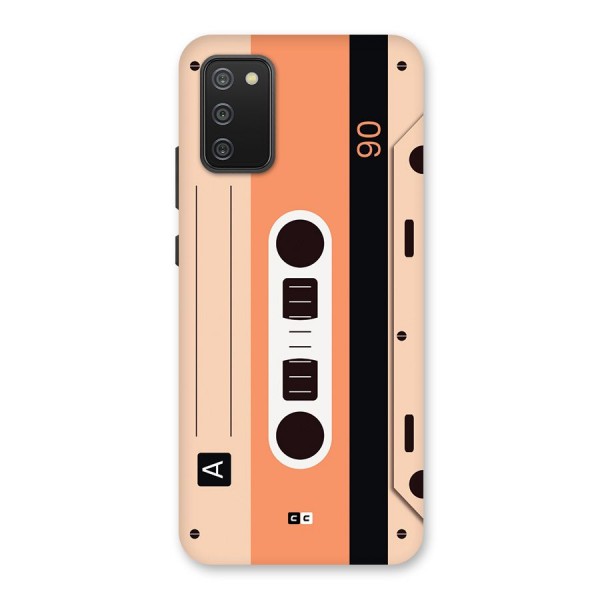 Retro Cassete Back Case for Galaxy F02s