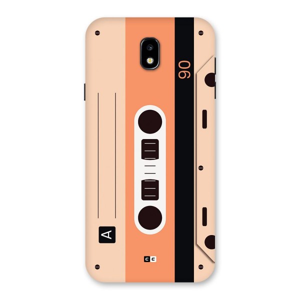 Retro Cassete Back Case for Galaxy J7 Pro