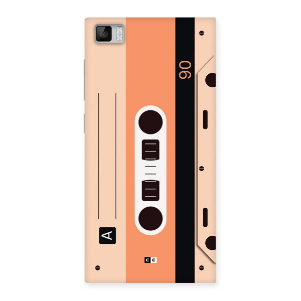 Retro Cassete Back Case for Mi3