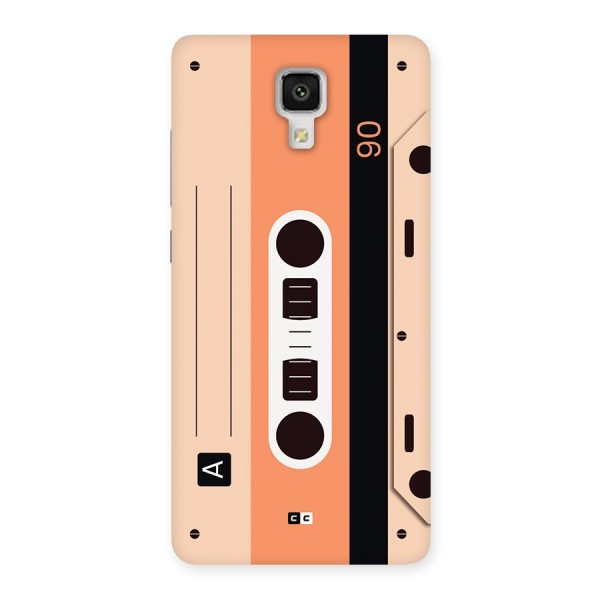 Retro Cassete Back Case for Mi4