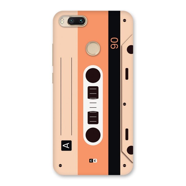 Retro Cassete Back Case for Mi A1