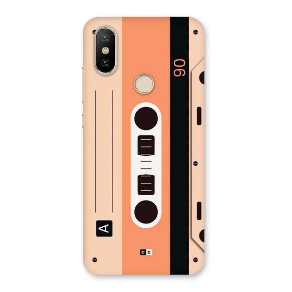 Retro Cassete Back Case for Mi A2