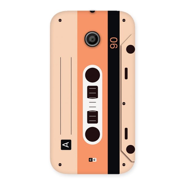 Retro Cassete Back Case for Moto E