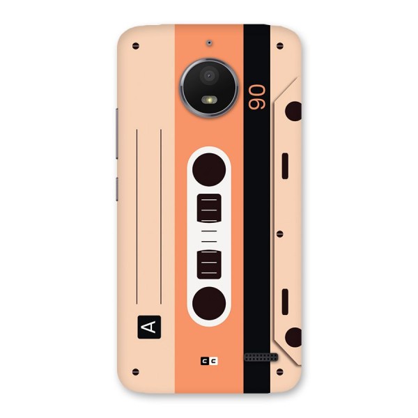 Retro Cassete Back Case for Moto E4