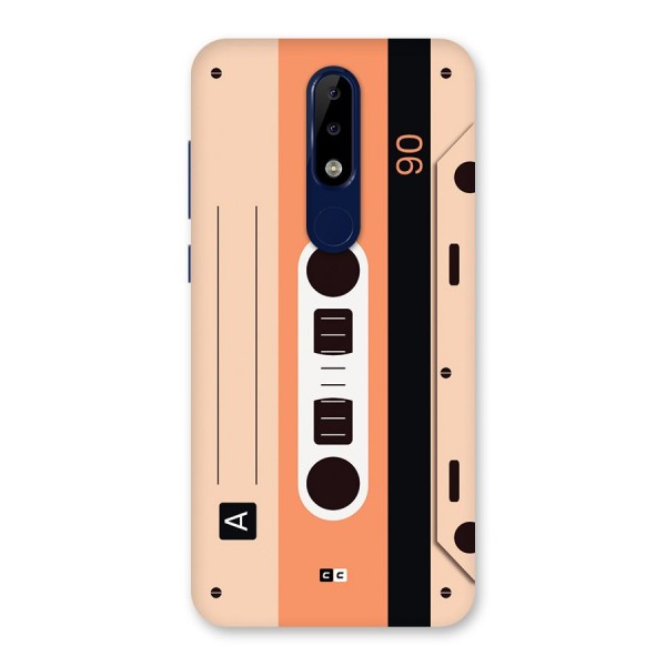 Retro Cassete Back Case for Nokia 5.1 Plus