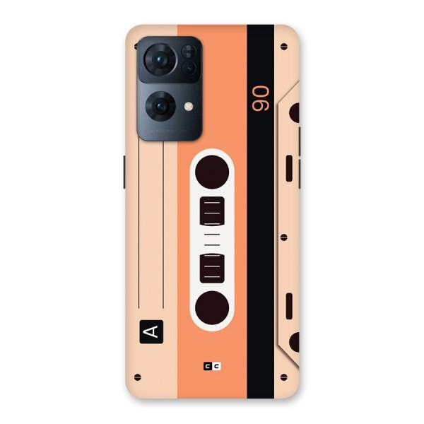 Retro Cassete Back Case for Oppo Reno7 Pro 5G