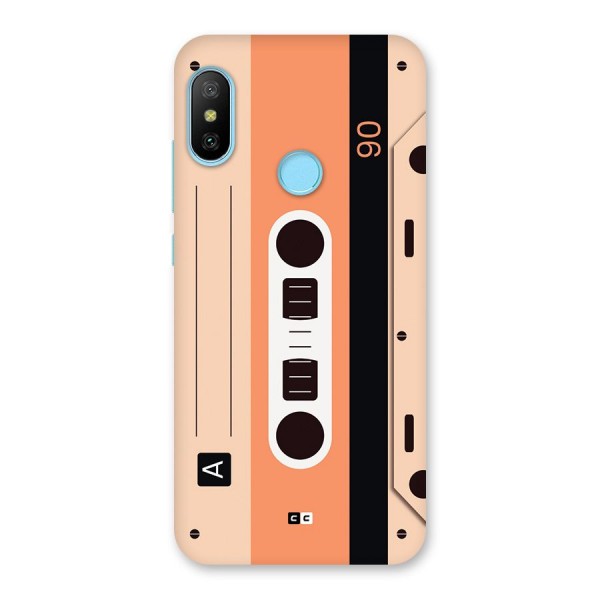 Retro Cassete Back Case for Redmi 6 Pro