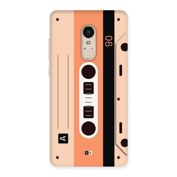 Retro Cassete Back Case for Redmi Note 4