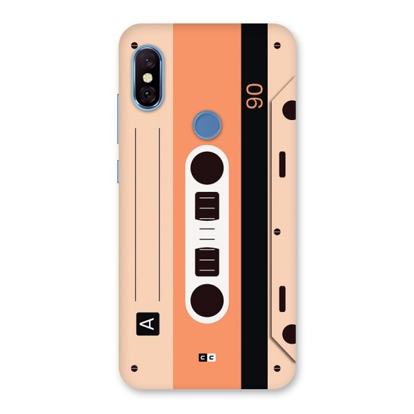 Retro Cassete Back Case for Redmi Note 6 Pro