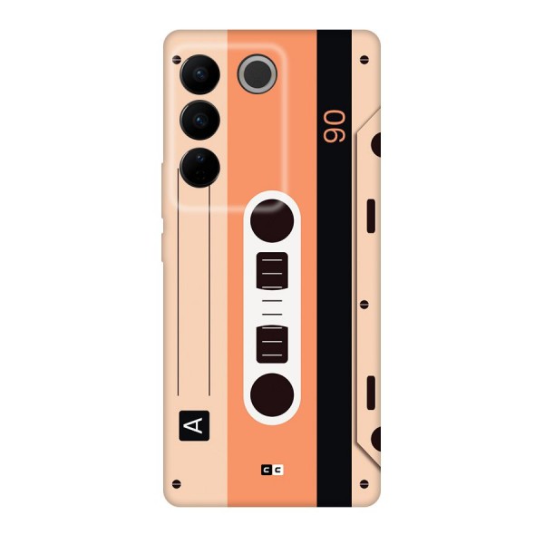 Retro Cassete Back Case for Vivo V27