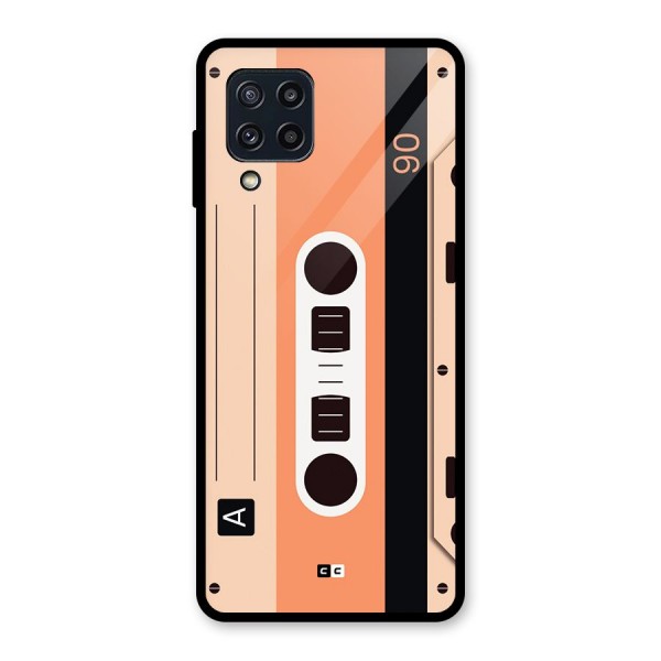 Retro Cassete Glass Back Case for Galaxy M32